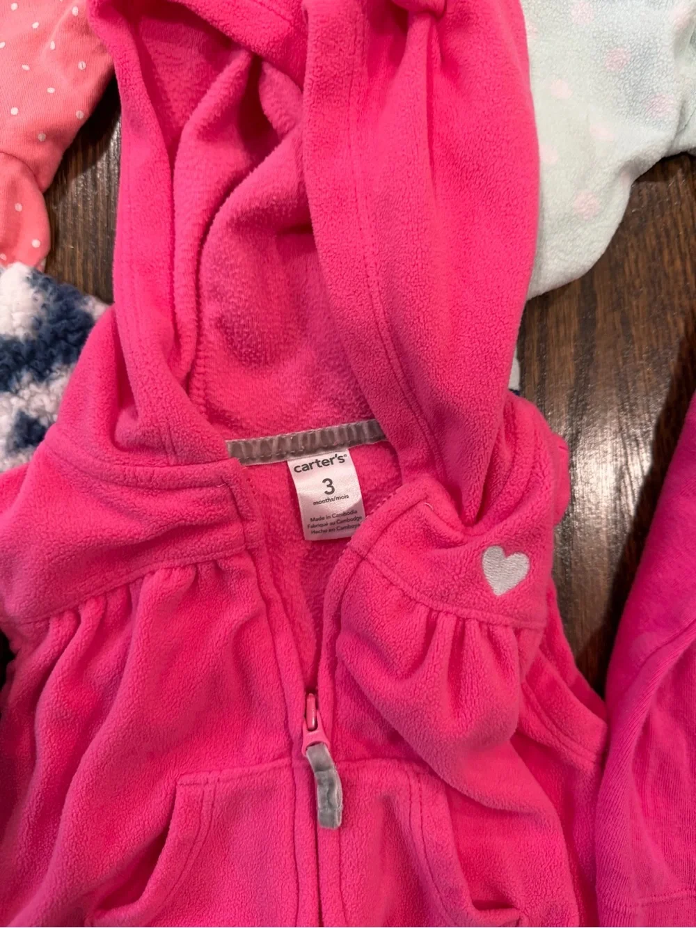 Baby Girl 0-3 Months Huge Bundle- pajamas, sweaters, pants, etc. (16 pieces)